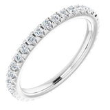 Platinum 3/4 CTW Diamond Eternity Band Size 6.5 -122036:623:P-ST-WBC