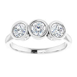 14K White 3/4 CTW Diamond Anniversary Band  -123598:6000:P-ST-WBC