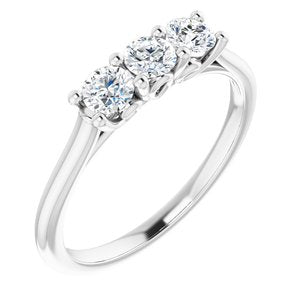 14K White 1/2 CTW Diamond Anniversary Band-123079:60000:P-ST-WBC