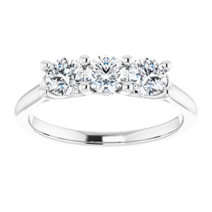 14K White 4.1 mm Round 3/4 CTW Diamond Engagement Ring-123079:60004:P-ST-WBC