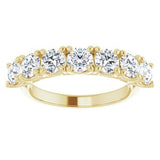 14K Yellow 4.1 mm Round Seven-Stone Anniversary Band Mounting -122829:60011:P-ST-WBC