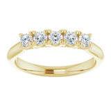 14K Yellow 1 1/6 CTW Diamond Anniversary Band -122808:60009:P-ST-WBC