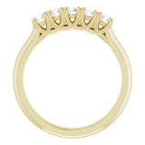 14K Yellow 9/10 CTW Diamond Anniversary Band -122808:60008:P-ST-WBC