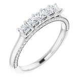 14K White 5/8 CTW Diamond Anniversary Band  -123476:6016:P-ST-WBC