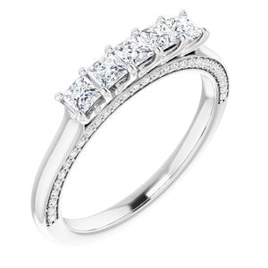 14K White 5/8 CTW Diamond Anniversary Band  -123476:6016:P-ST-WBC