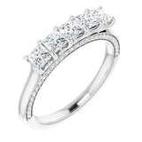 Platinum 1 CTW Diamond Anniversary Band  -123476:6023:P-ST-WBC