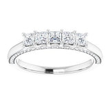14K White 5/8 CTW Diamond Anniversary Band  -123476:6016:P-ST-WBC