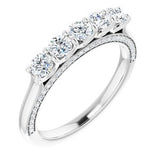 14K White 3/4 CTW Diamond Anniversary Band  -123476:6012:P-ST-WBC