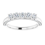 14K White 1/2 CTW Diamond Anniversary Band  -123476:6004:P-ST-WBC