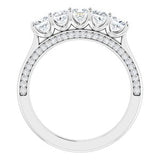 14K White 1 1/6 CTW Diamond Anniversary Band  -123476:6024:P-ST-WBC