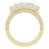 14K Yellow 1 1/6 CTW Diamond Anniversary Band  -123476:6025:P-ST-WBC