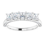 14K White 1 1/6 CTW Diamond Anniversary Band  -123476:6024:P-ST-WBC