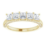 14K Yellow 1 1/6 CTW Diamond Anniversary Band  -123476:6025:P-ST-WBC