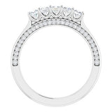 Platinum 5/8 CTW Diamond Anniversary Band  -123476:6019:P-ST-WBC