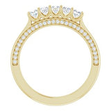 14K Yellow 5/8 CTW Diamond Anniversary Band  -123476:6017:P-ST-WBC