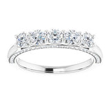 Platinum 3/4 CTW Diamond Anniversary Band  -123476:6015:P-ST-WBC