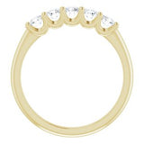14K Yellow 1/2 CTW Diamond Anniversary Band  -123389:6013:P-ST-WBC