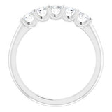 14K White 1/2 CTW Diamond Anniversary Band  -123389:6012:P-ST-WBC