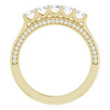 14K Yellow 5/8 CTW Diamond Anniversary Band  -123476:6009:P-ST-WBC