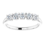Platinum 1/2 CTW Diamond Anniversary Band  -123389:6015:P-ST-WBC