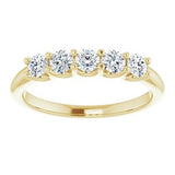 14K Yellow 1/2 CTW Diamond Anniversary Band  -123389:6013:P-ST-WBC