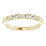 14K Yellow 1/5 CTW Diamond Anniversary Band  -123881:6009:P-ST-WBC
