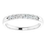 14K White 1/5 CTW Diamond Anniversary Band  -123881:6008:P-ST-WBC