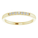 14K Yellow 1/10 CTW Diamond Anniversary Band  -123881:6001:P-ST-WBC