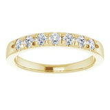 14K Yellow 3/8 CTW Diamond Anniversary Band  -123881:6013:P-ST-WBC