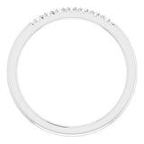 Platinum 1/6 CTW Diamond Anniversary Band  -123881:6007:P-ST-WBC