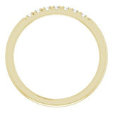 14K Yellow 1/6 CTW Diamond Anniversary Band  -123881:6005:P-ST-WBC