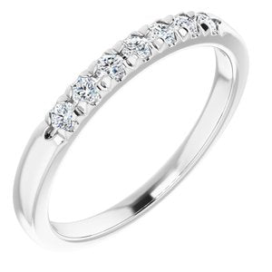 14K White 1/5 CTW Diamond Anniversary Band  -123881:6008:P-ST-WBC