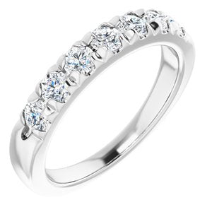 14K White 3/4 CTW Diamond Anniversary Band  -123881:6016:P-ST-WBC