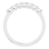 14K White 3/8 CTW Diamond Anniversary Band  -123658:6016:P-ST-WBC