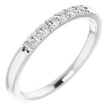 Platinum 1/6 CTW Diamond Anniversary Band  -123881:6007:P-ST-WBC