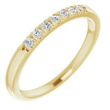 14K Yellow 1/6 CTW Diamond Anniversary Band  -123881:6005:P-ST-WBC