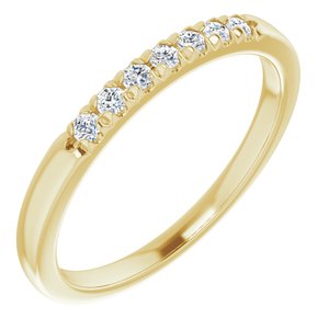 14K Yellow 1/6 CTW Diamond Anniversary Band  -123881:6005:P-ST-WBC
