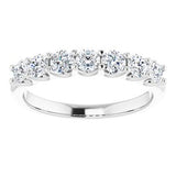 14K White 1/2 CTW Diamond Anniversary Band  -123658:6020:P-ST-WBC