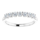 14K White 3/8 CTW Diamond Anniversary Band  -123658:6016:P-ST-WBC