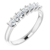 Platinum 1/2 CTW Diamond Anniversary Band  -123658:6039:P-ST-WBC
