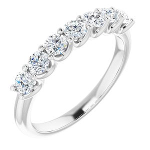 14K White 1/2 CTW Diamond Anniversary Band  -123658:6020:P-ST-WBC