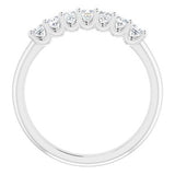 Platinum 1/2 CTW Diamond Anniversary Band  -123658:6039:P-ST-WBC