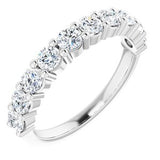 14K White 1 1/3 CTW Diamond Anniversary Band -122877:60005:P-ST-WBC