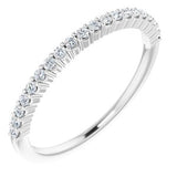 Platinum 1/6 CTW Diamond Anniversary Band-122877:60019:P-ST-WBC