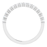 Platinum 3/8 CTW Diamond Anniversary Band-122877:60020:P-ST-WBC