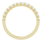 14K Yellow 3/8 CTW Diamond Anniversary Band -122877:60008:P-ST-WBC