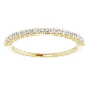 14K Yellow 1/6 CTW Diamond Anniversary Band -122877:60007:P-ST-WBC