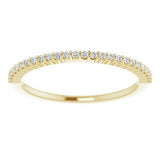 14K Yellow 1/8 CTW Diamond Anniversary Band -122877:60006:P-ST-WBC