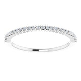 Platinum 1/8 CTW Diamond Anniversary Band-122877:60018:P-ST-WBC