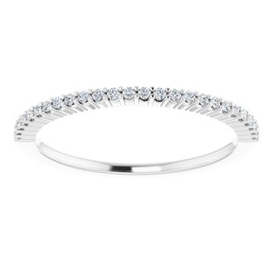 14K White 1/8 CTW Diamond Anniversary Band-122877:60000:P-ST-WBC